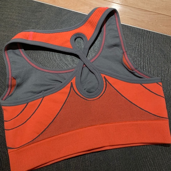 Danskin Orange/Grey Sports Bra - Picture 2 of 3